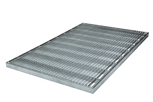 Прессованный решетчатый настил Р 66х11/20х2 мм Zn